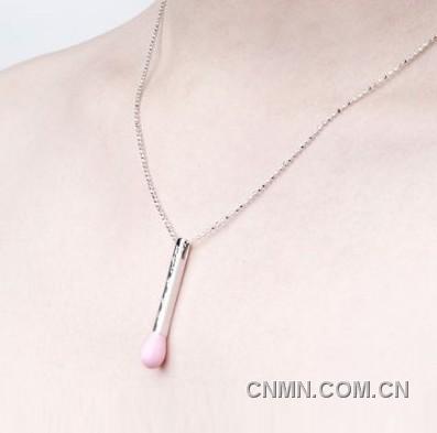 幸福的火柴&deg;純銀項鏈