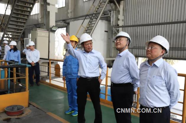 葛紅林到中色國礦考察調研